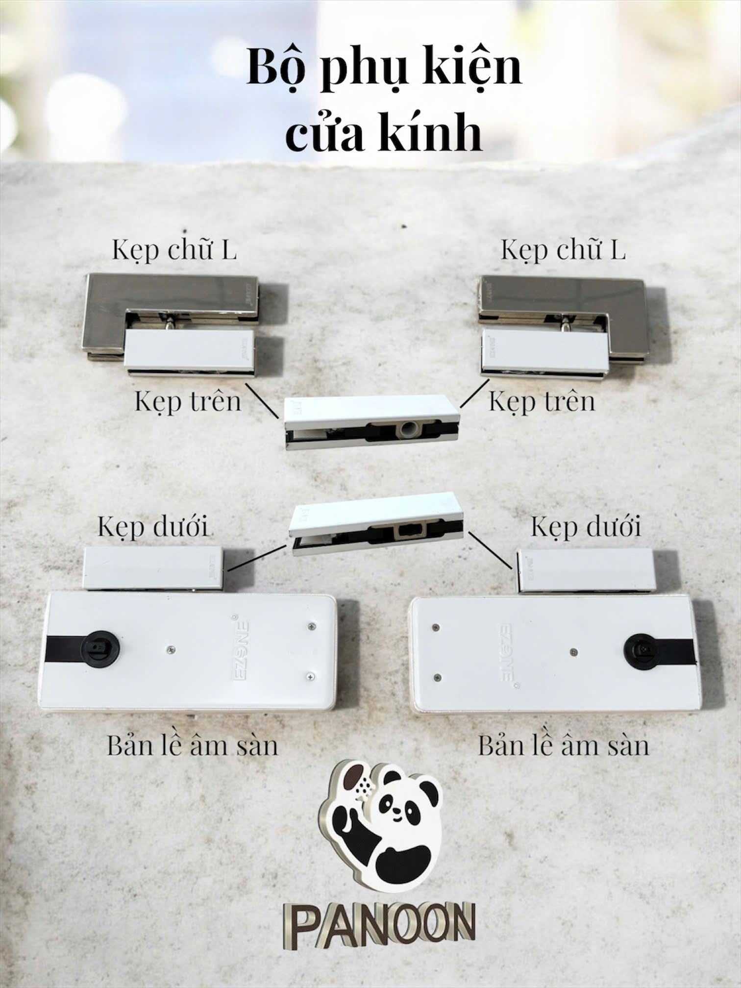Bộ Phụ Kiện Cửa Kính