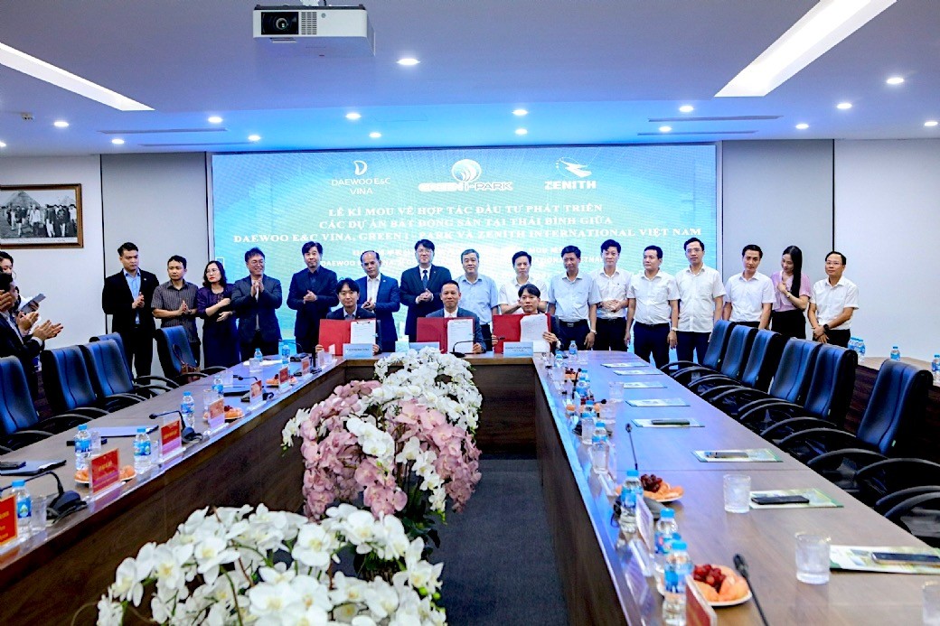 Lễ ký kết biên bản ghi nhớ (MOU) về Hợp tác đầu tư phát triển các dự án bất động sản tại Thái Bình và các tỉnh lân cận