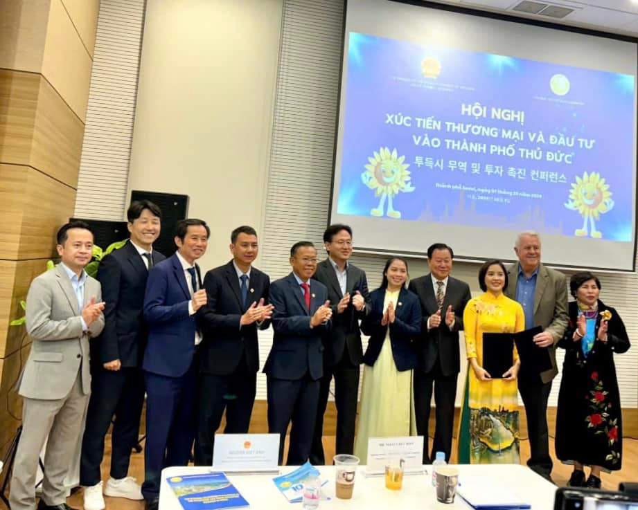 Hội nghị xúc tiến thương mại và đầu tư vào thành phố Thủ Đức tại Hàn Quốc