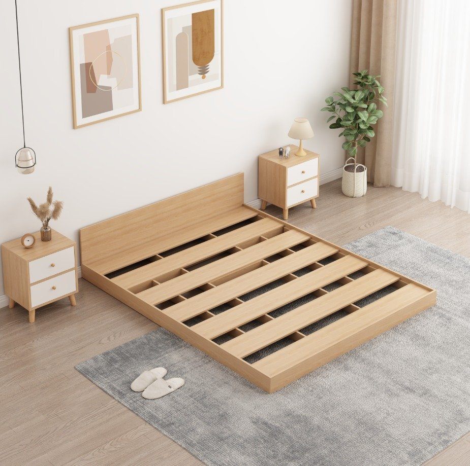 Giường bệt 1m8x2m vân gỗ GP310C.03