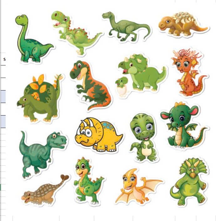 Bộ đồ chơi 16 con khủng long TOY25