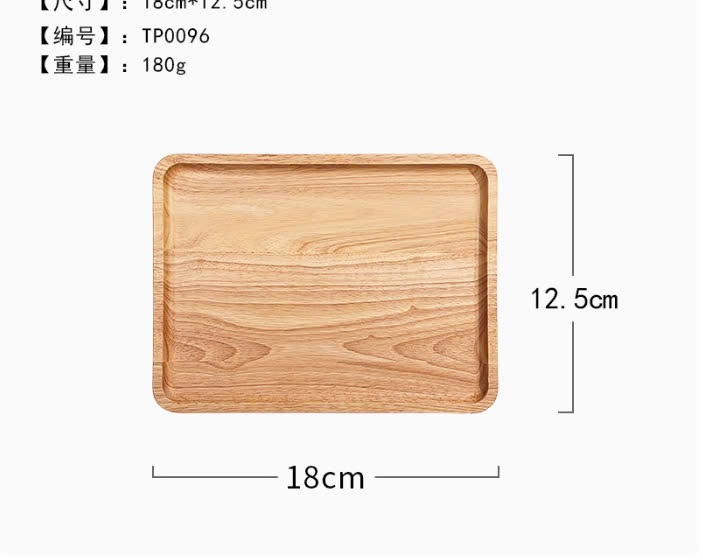 Khay gỗ décor hình chữ nhật PG33A