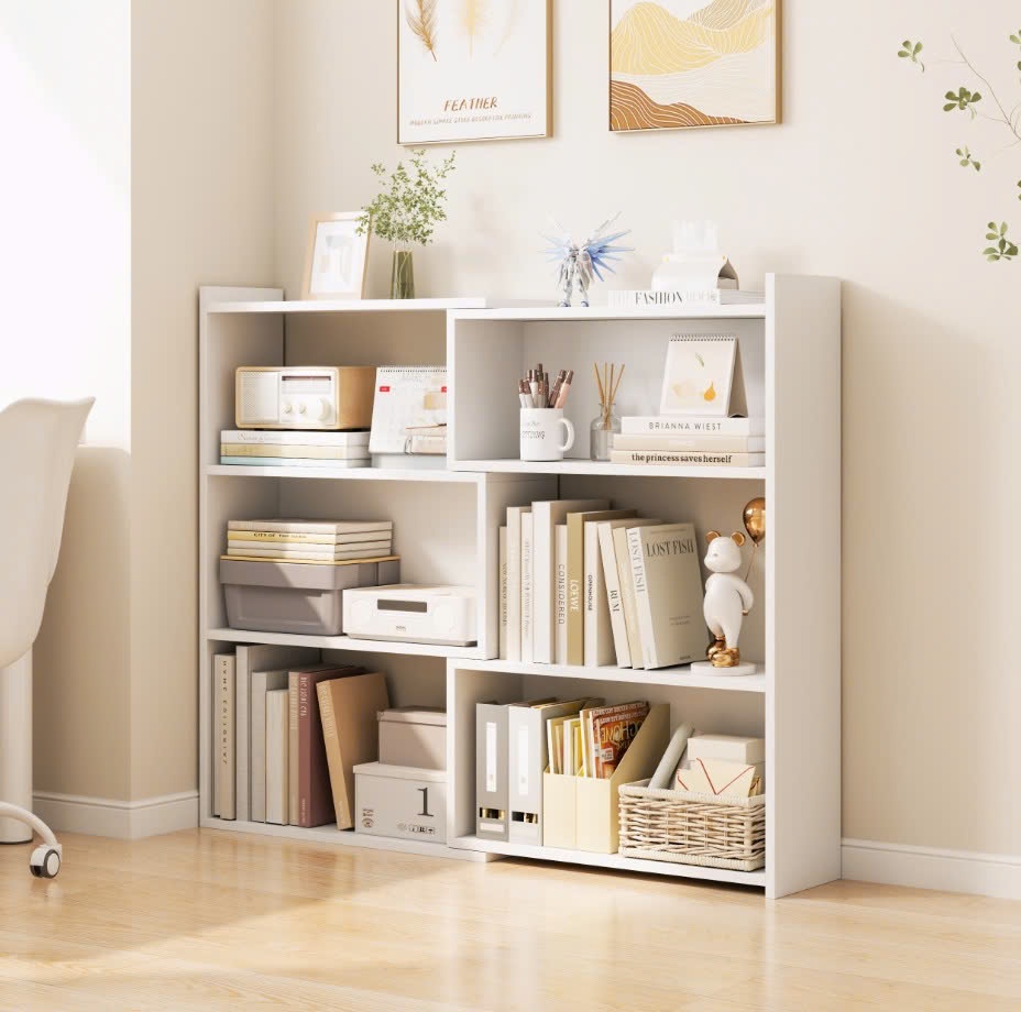 KỆ SÁCH ĐƠN GIẢN TRẮNG GP209.01.V2