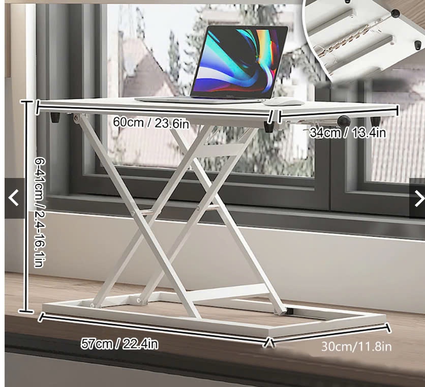 Bàn nâng hạ full đen GM218.22