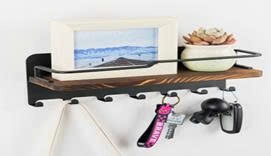 Giá kệ treo tường màu đen GN75.02