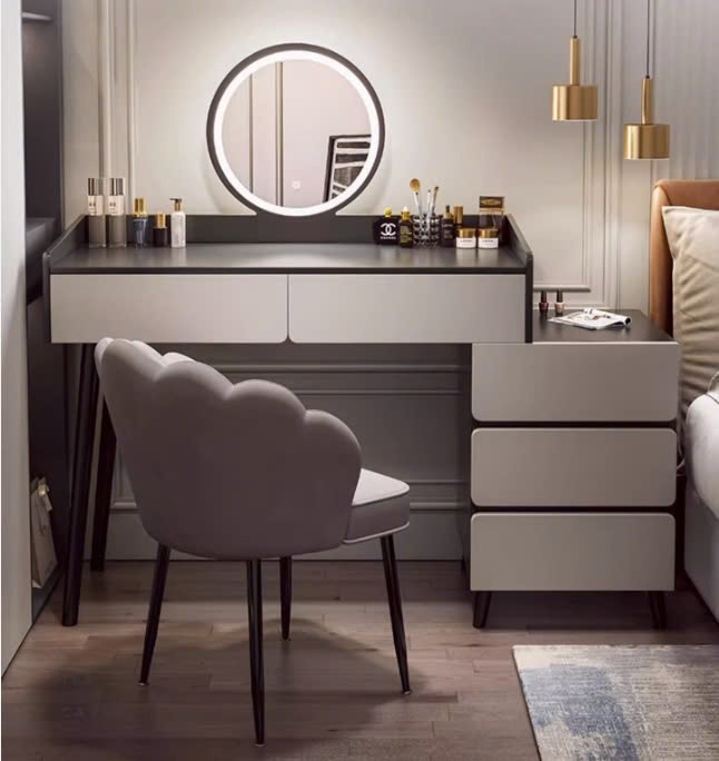 Bàn trang điểm đen trắng GP367.21.V2