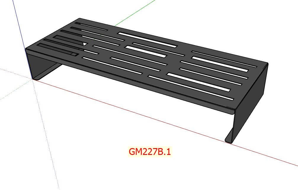 Kệ màn hình máy tính màu đen GM227B.1