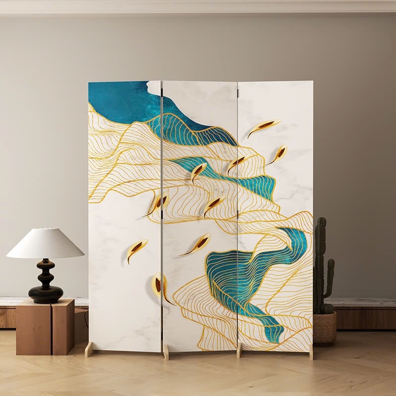 Bộ Bình phong 3 tấm in vải canvas GP394.3.V2