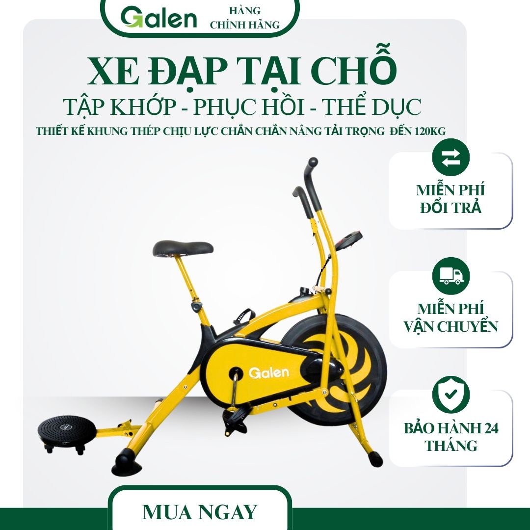 Xe đạp tập thể dục Galen G022 Pro có đĩa xoay eo