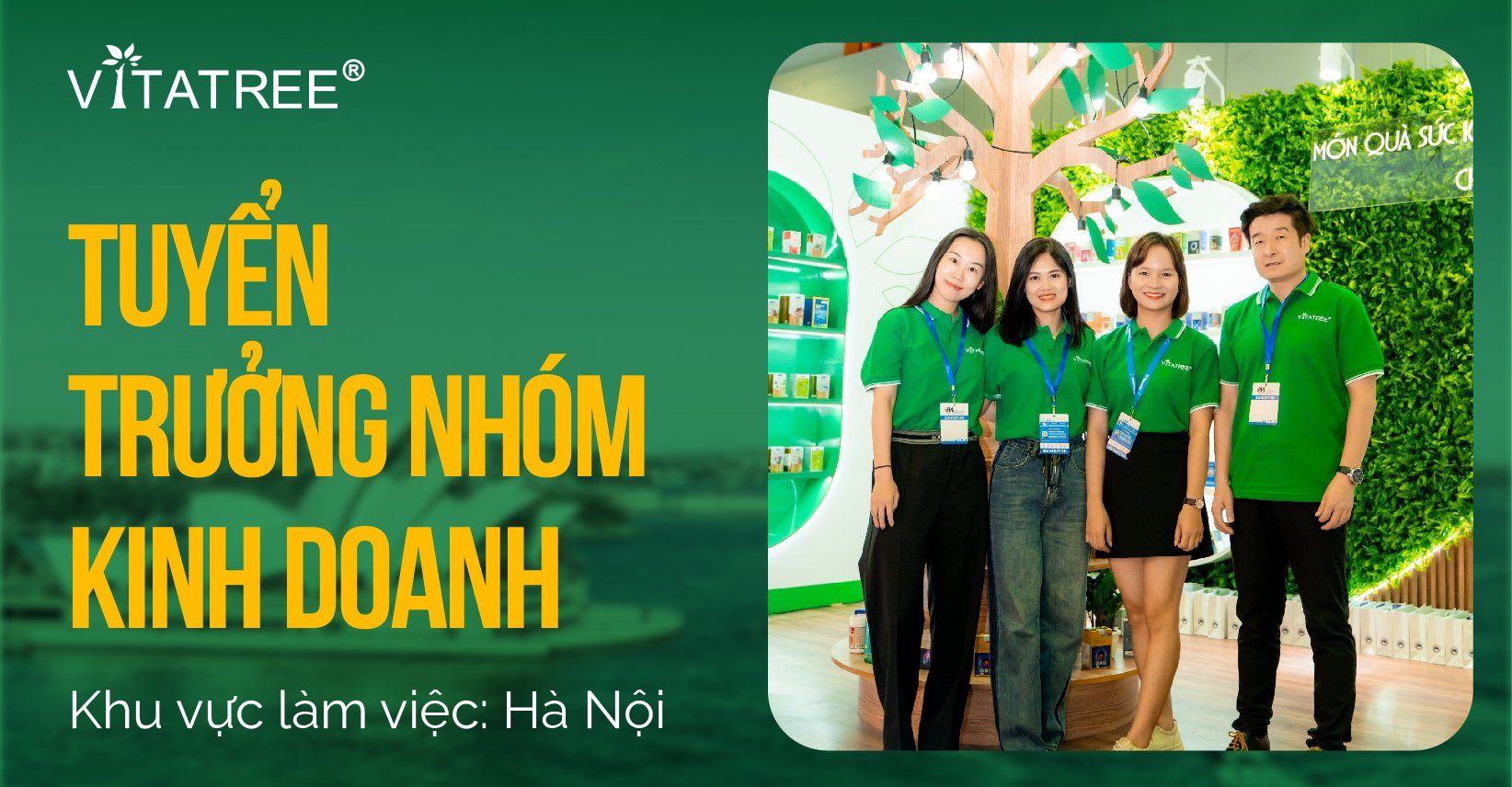 Tuyển dụng Trưởng nhóm Kinh Doanh 