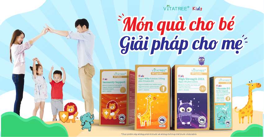 Vitatree Kids – Món quà cho bé, giải pháp cho mẹ 