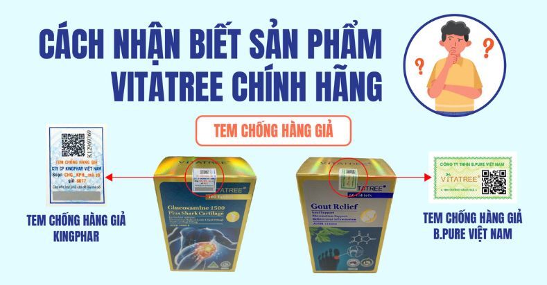 Cảnh báo! Cách nhận biết sản phẩm Vitatree chính hãng 