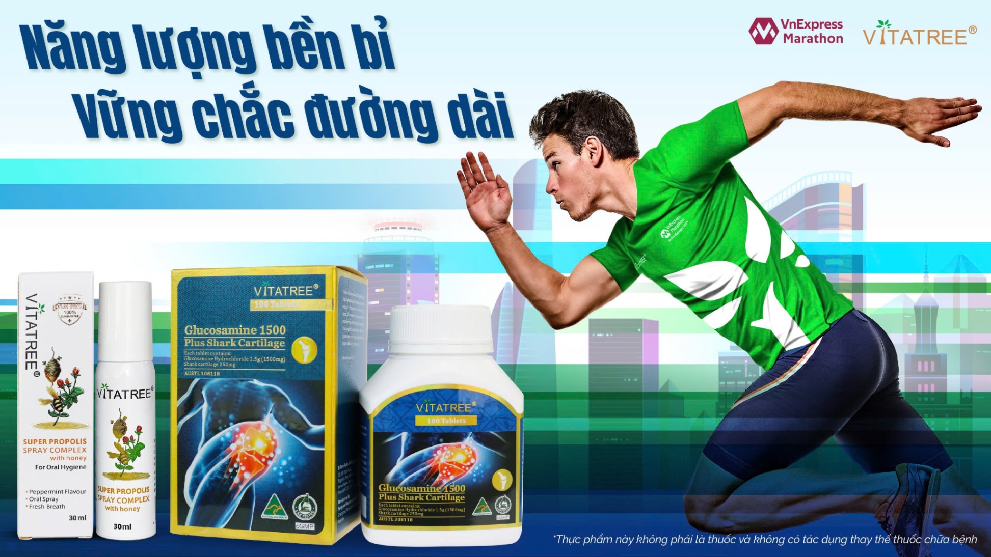 Vitatree tiếp tục đồng hành cùng giải chạy Vnexpress Marathon Hanoi Midnight 2024 