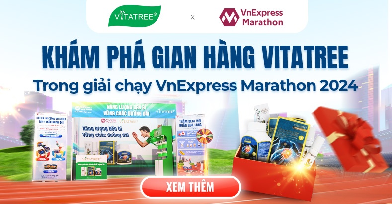 Không khí sôi động tại gian hàng Vitatree trong khuôn khổ VnExpress Marathon Hà Nội 2024 