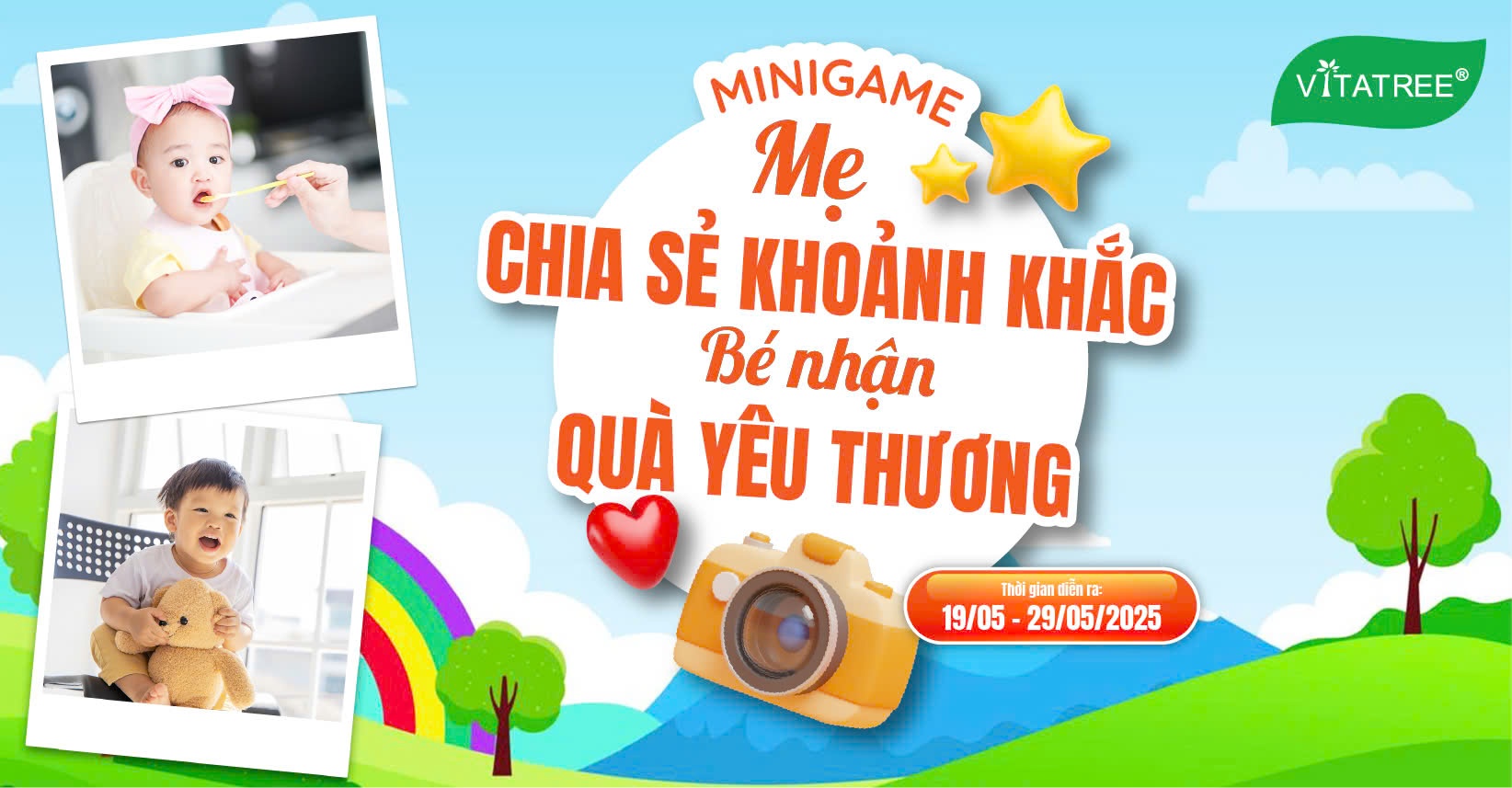 MINIGAME TẶNG QUÀ - “MẸ CHIA SẺ KHOẢNH KHẮC - BÉ NHẬN QUÀ YÊU THƯƠNG”