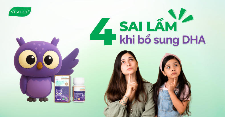 4 sai lầm khi bổ sung DHA cho bé mà mẹ nào cũng mắc phải 
