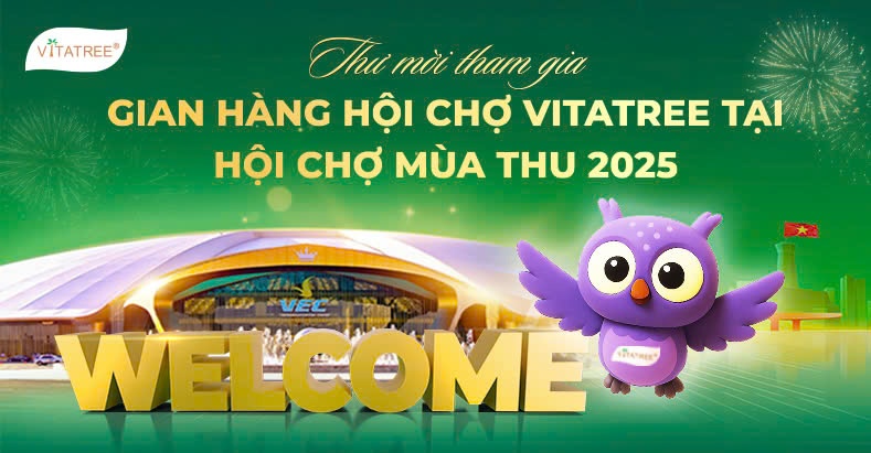 Thư mời tham gia gian hàng của Vitatree tại Hội chợ mùa thu 2025 