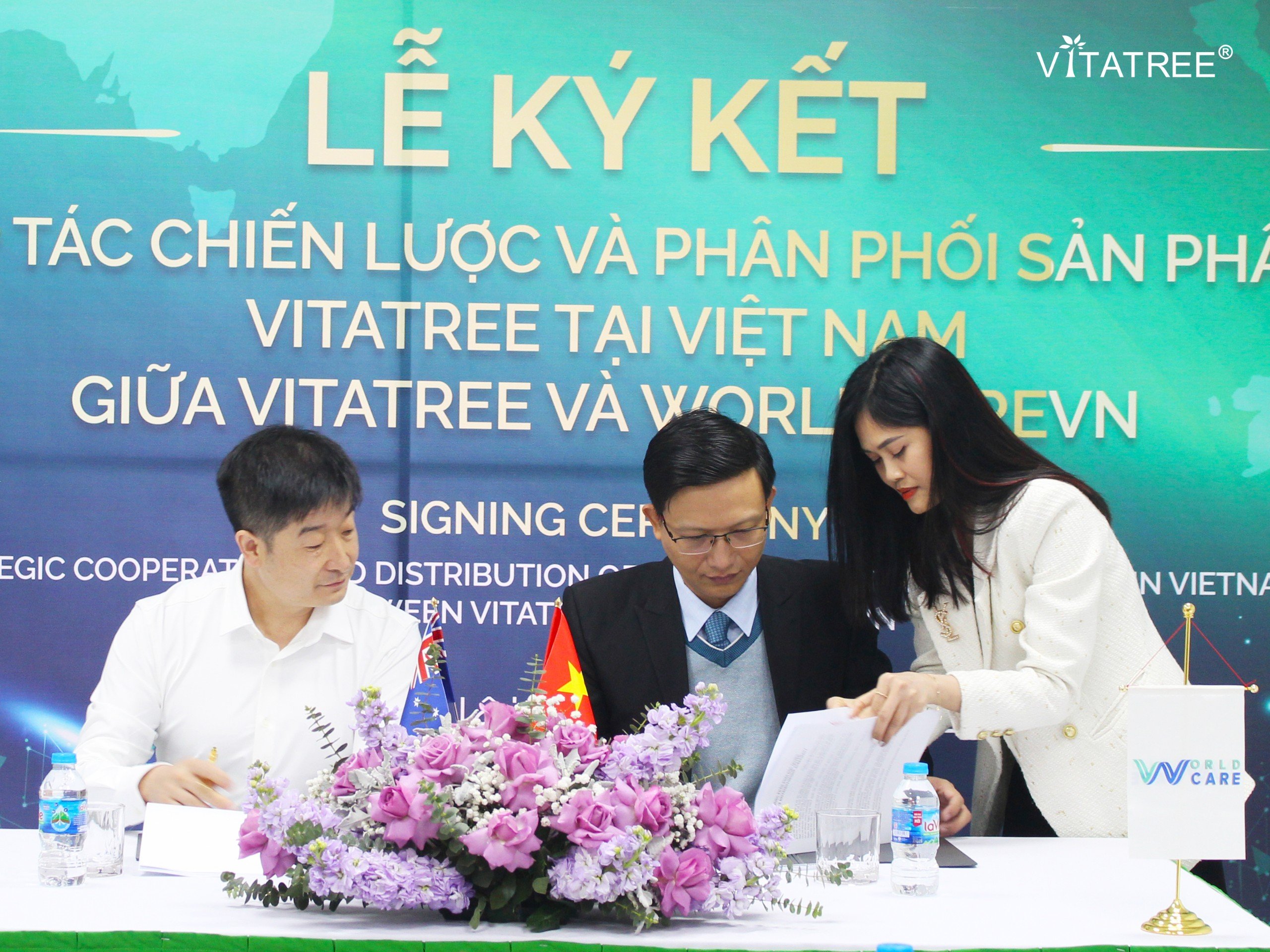 Lễ ký kết hợp tác chiến lược của Vitatree – WorldCareVN