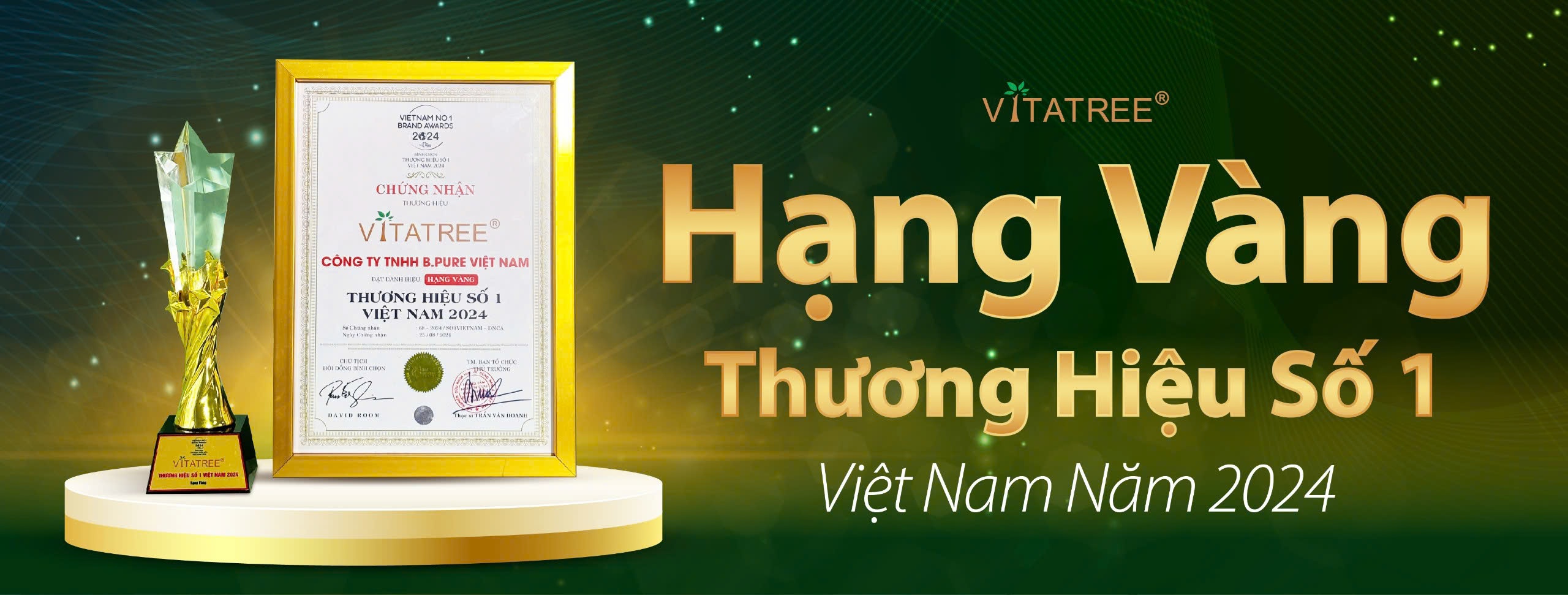 Banner Award No.1 Brand VN 2024