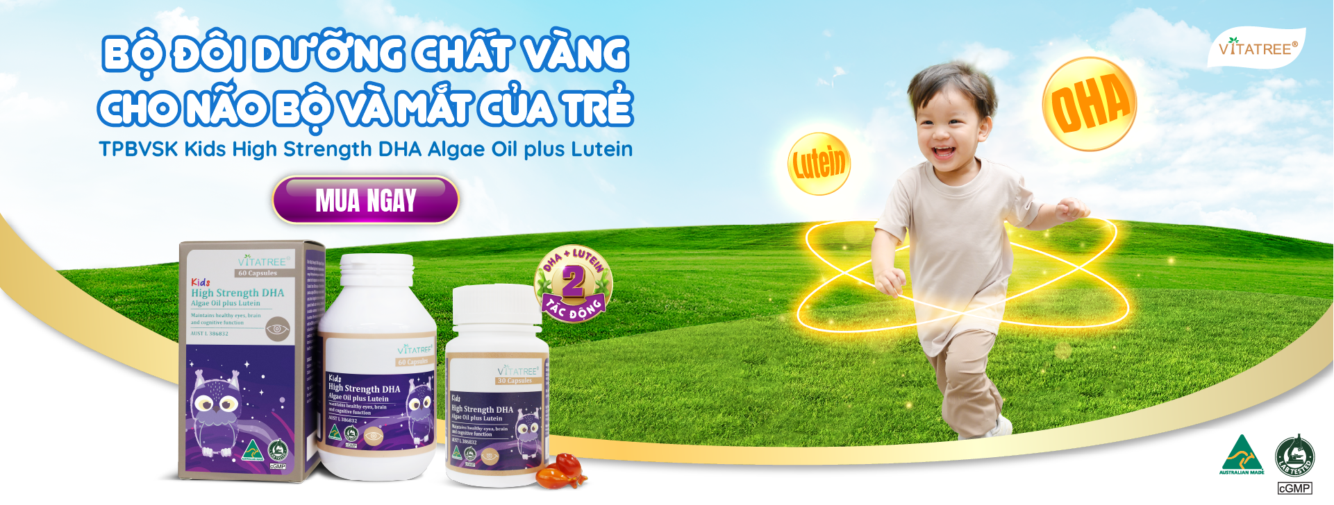 Viên uống DHA vitatree Kids