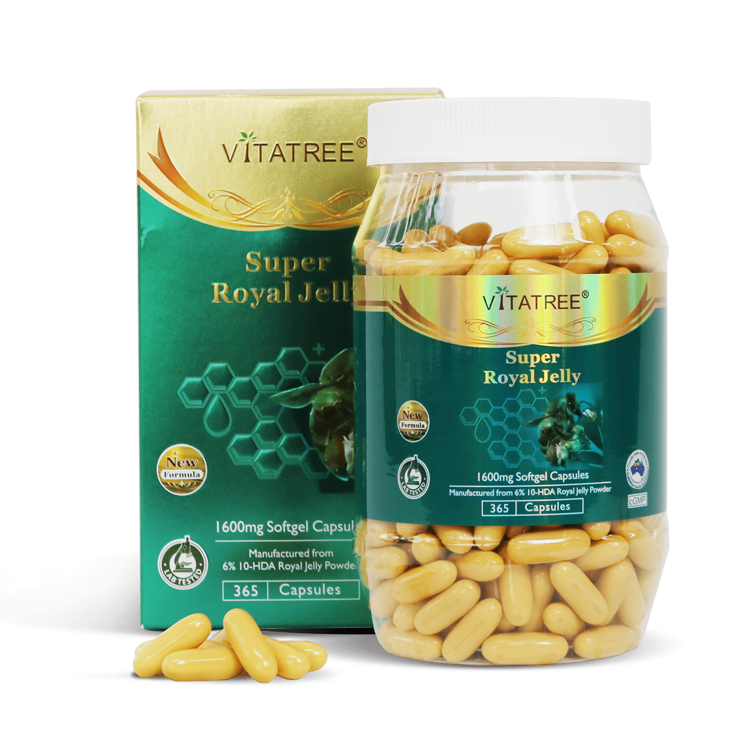 TPBVSK Vitatree Super Royal Jelly 1600mg - 365 viên