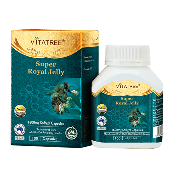 TPBVSK Sữa ong chúa Úc Vitatree Super Royal Jelly 100 viên