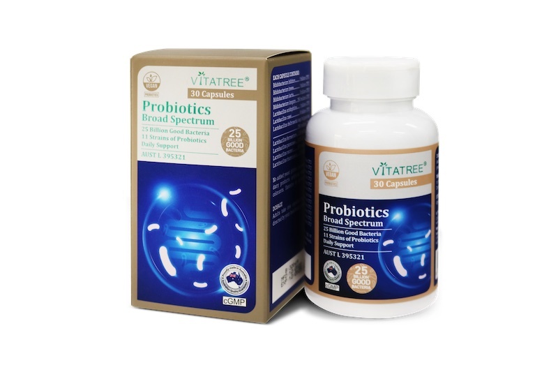 Viên uống men vi sinh Vitatree Probiotics Broad Spectrum