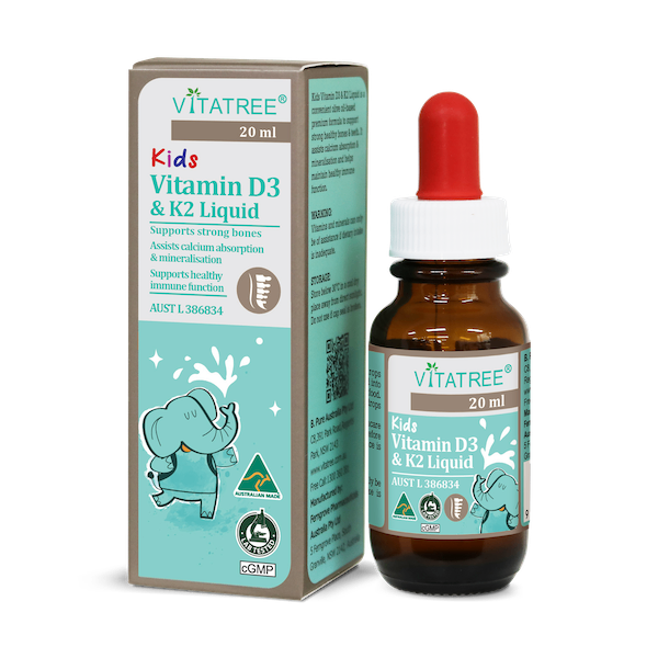 TPBVSK Kids Vitamin D3 & K2 Liquid