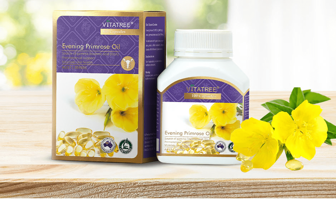 Dầu hoa anh thảo Úc Vitatree Evening Primrose Oil