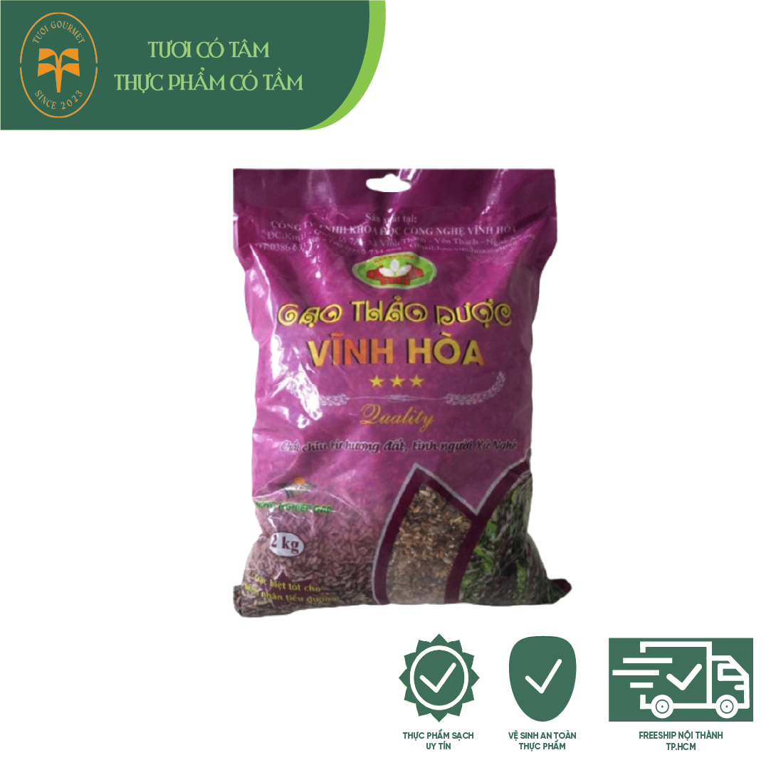 Gạo thảo dược Vĩnh Hòa 2kg