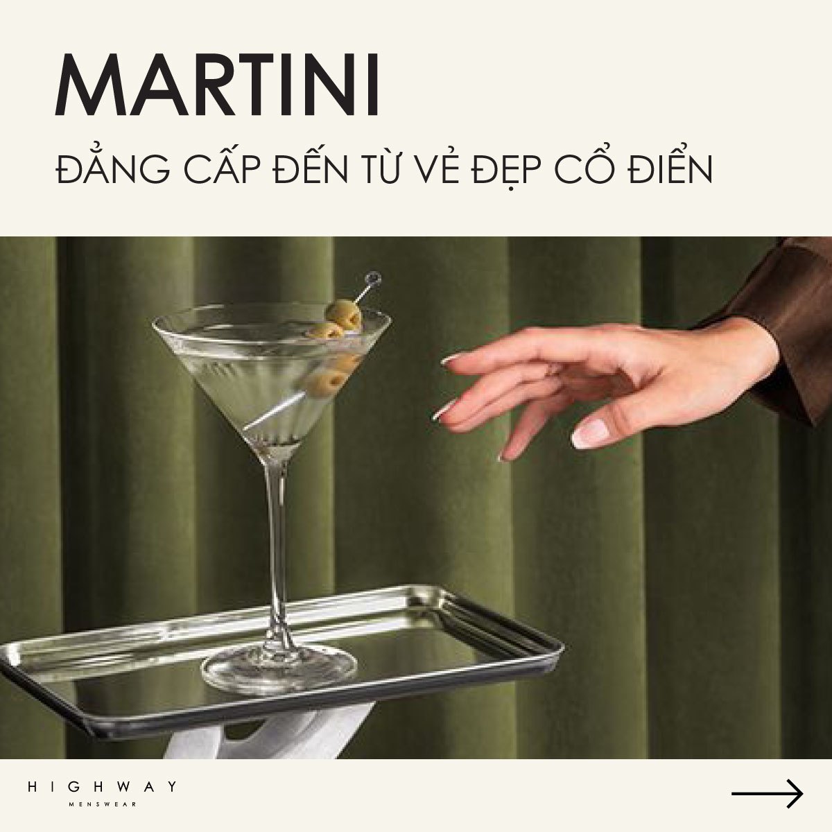 MARTINI - ĐẲNG CẤP ĐẾN TỪ VẺ ĐẸP CỔ ĐIỂN