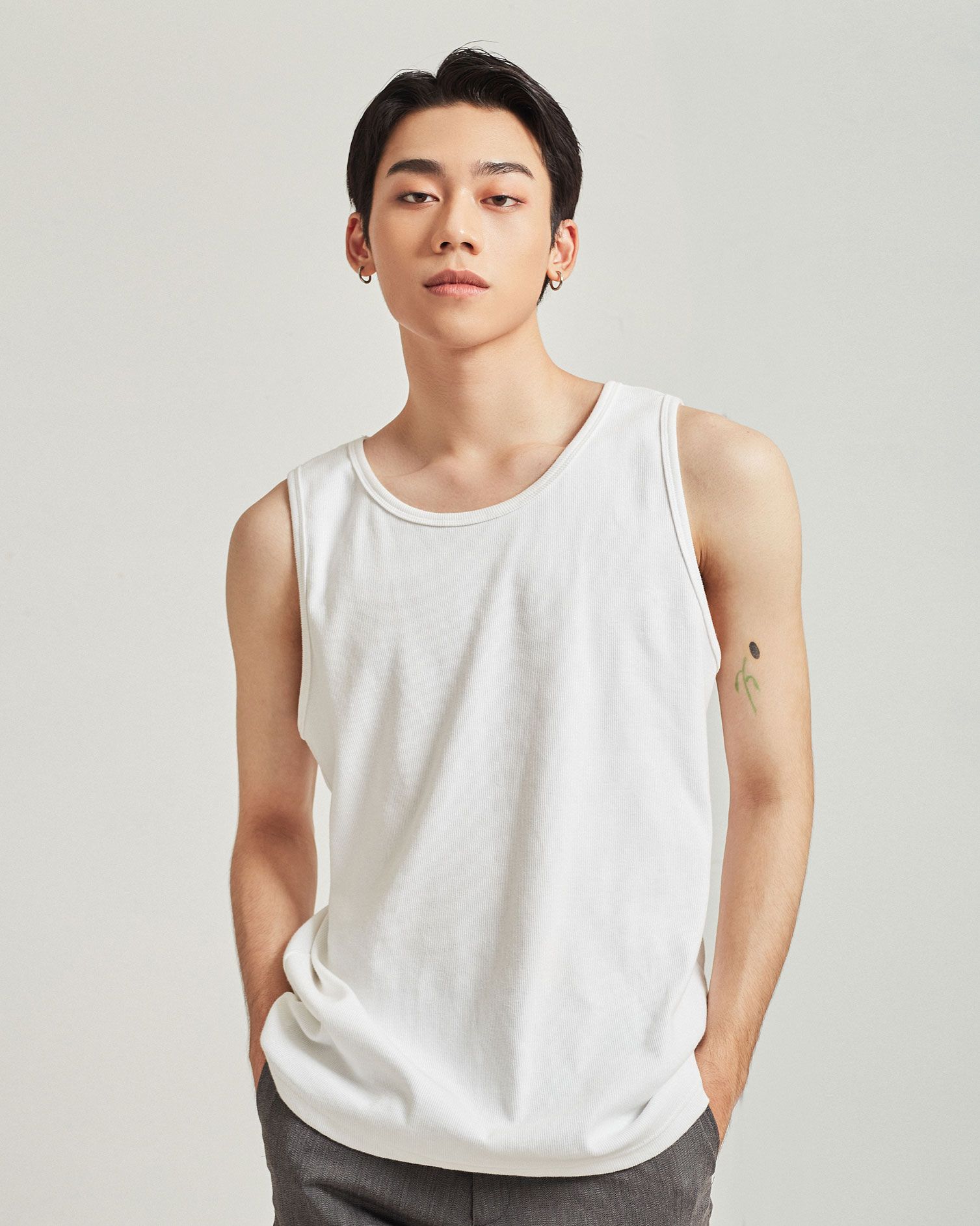 Áo Tanktop - Matthew - Regular Fit - Trắng