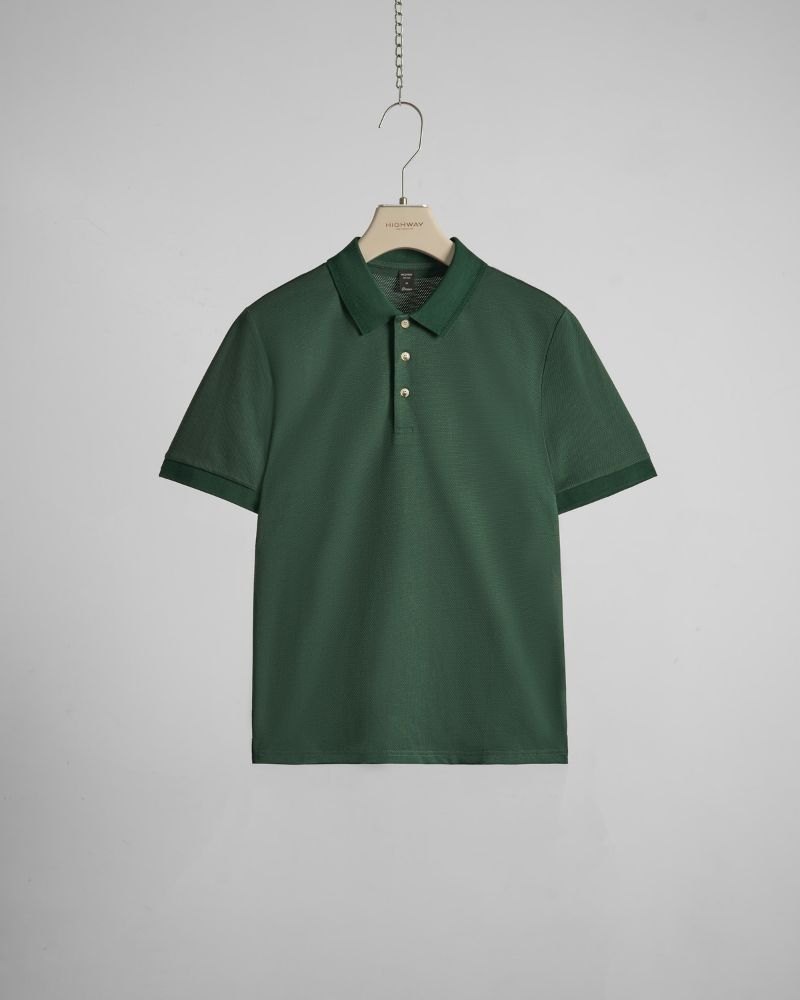 Áo Polo Premium - Ares - Regular Fit - Xanh Lá