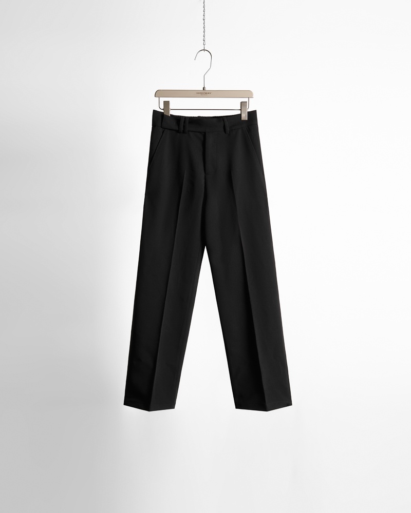 Quần Vải - Marcel - Cropped Fit - Đen