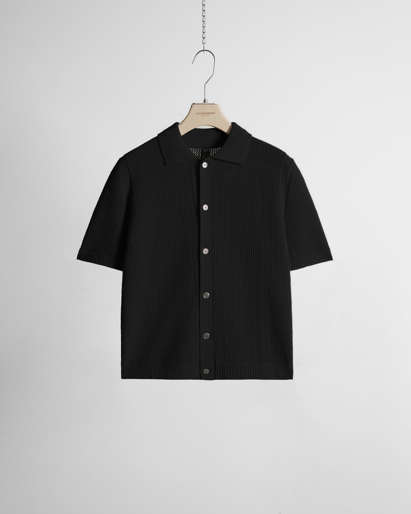 Áo Polo Premium - Foggy - Relaxed Fit - Đen