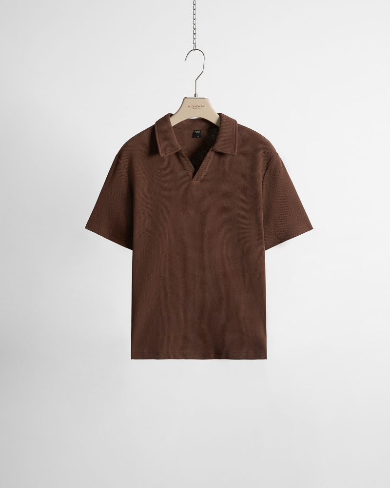 Áo Polo - Bowen - Relaxed Fit - Nâu
