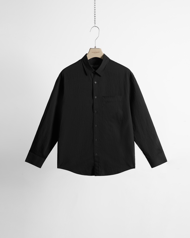 Áo Sơ Mi - Theon - Relaxed Fit - Kẻ Đen