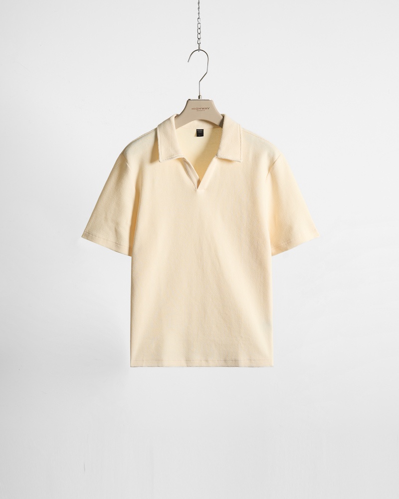 Áo Polo - Bowen - Relaxed Fit - Kem