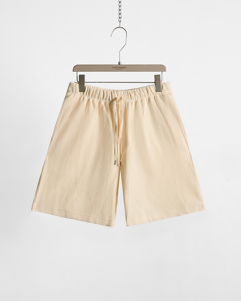 Quần Shorts - Garland - Relaxed Fit - Kem