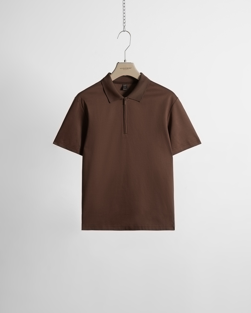 Áo Polo Premium - Kevan - Regular Fit - Nâu