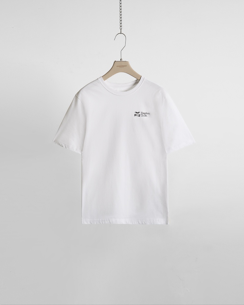 Áo In - Freedom - Relaxed Fit - Trắng