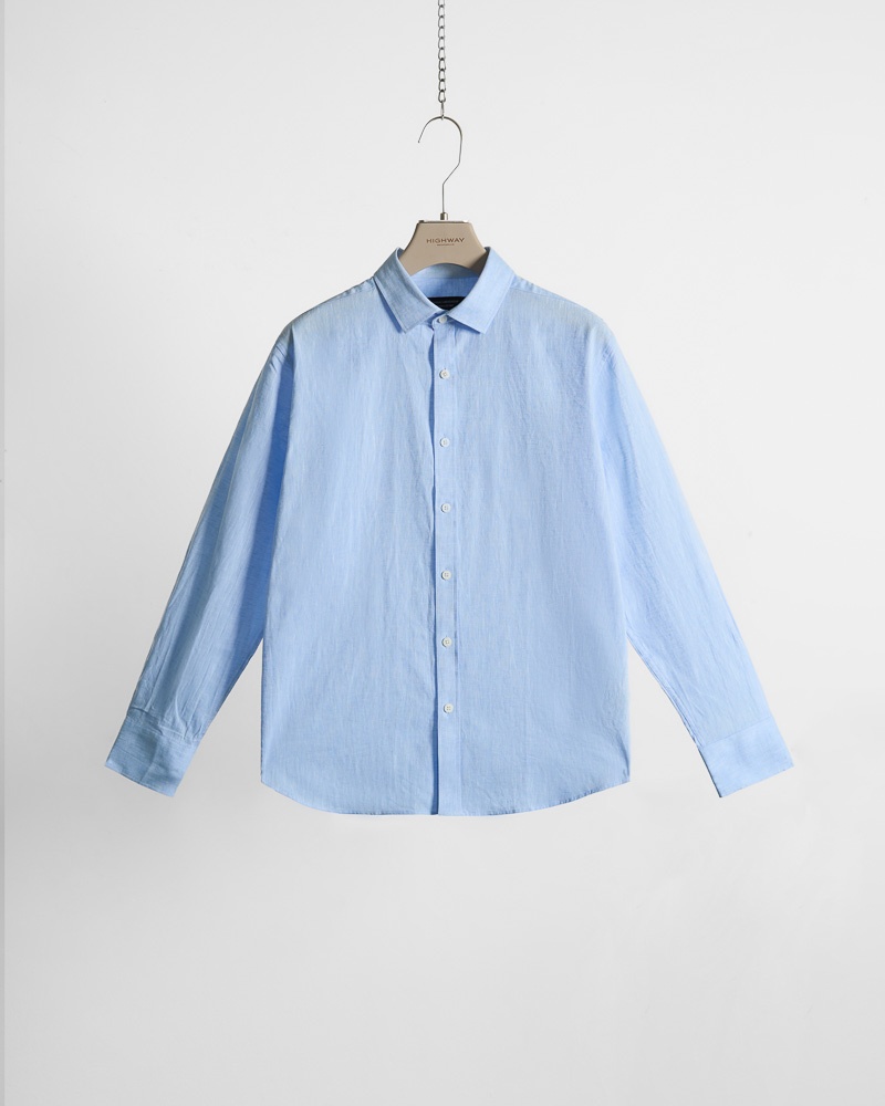 Áo Sơ Mi Premium - Edmund - Relaxed Fit - Xanh