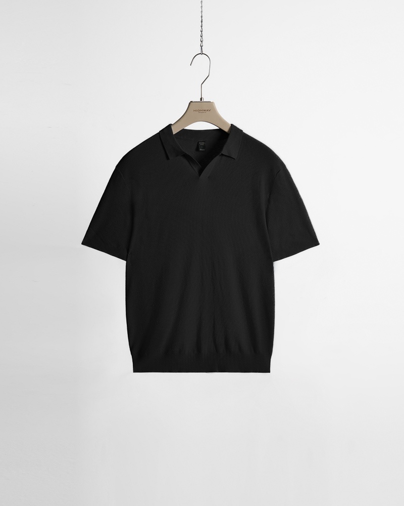 Áo Polo Premium - Jorah - Relaxed Fit - Đen