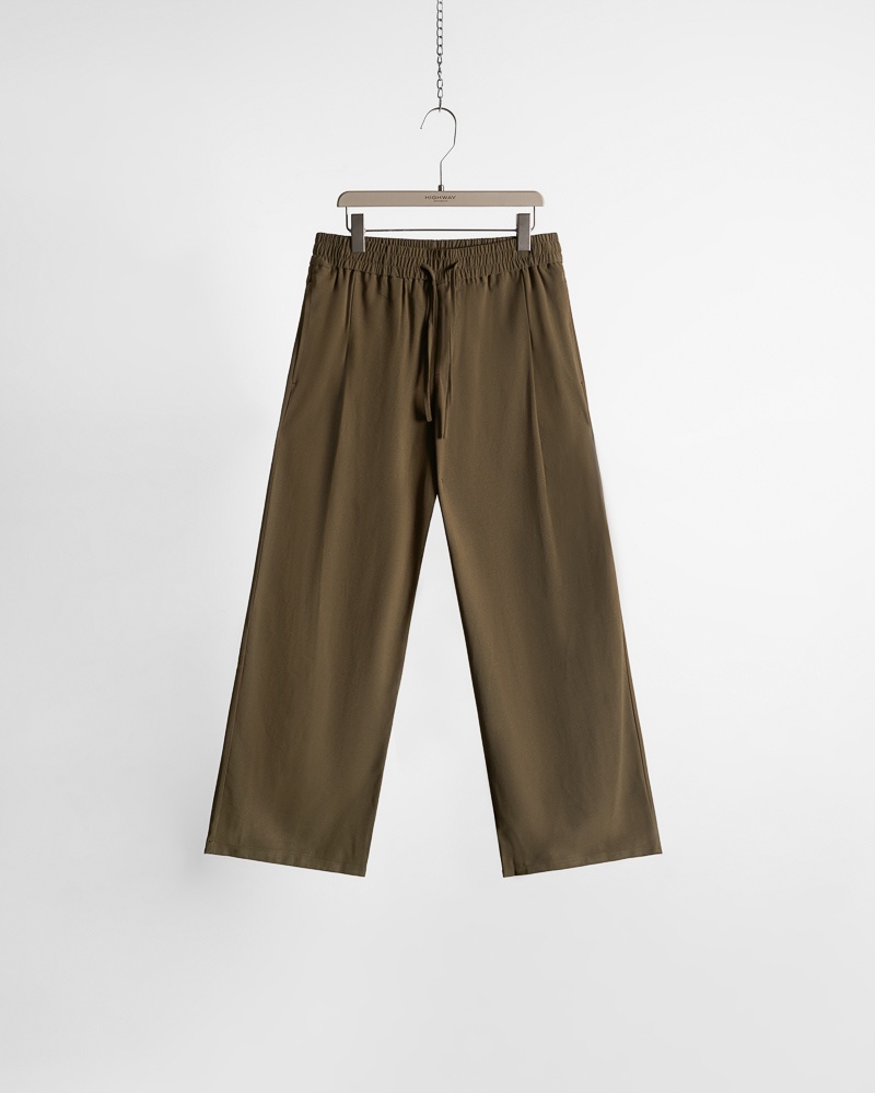 Quần Vải - Fergus - Relaxed Fit - Rêu