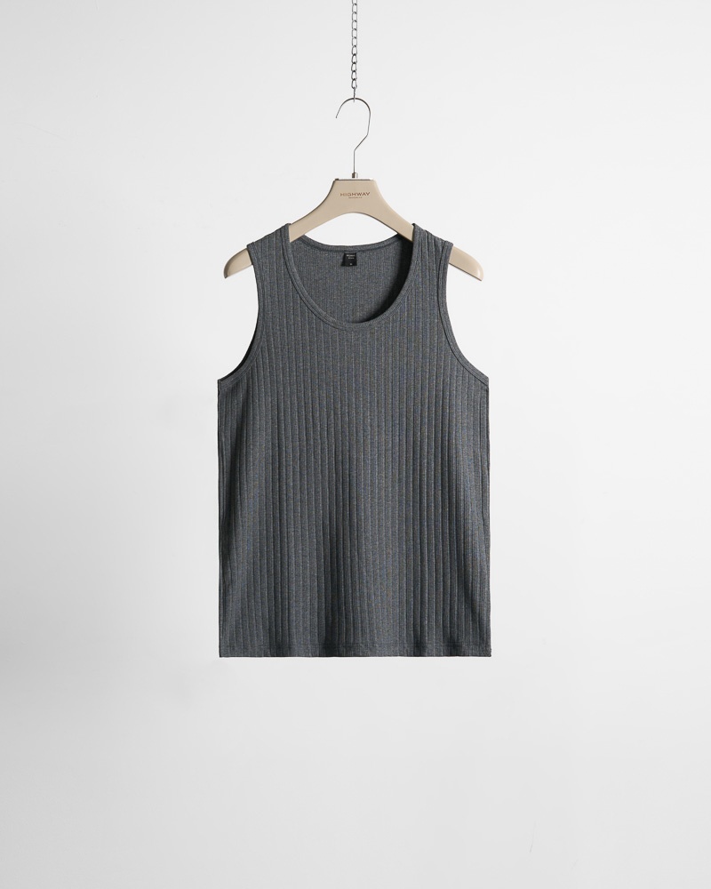 Áo Tanktop - Denys - Regular Fit - Ghi