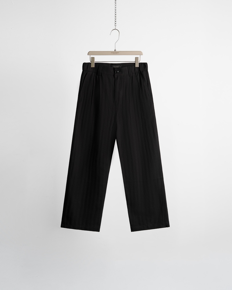 Quần Linen - Duncan - Relaxed Fit - Đen