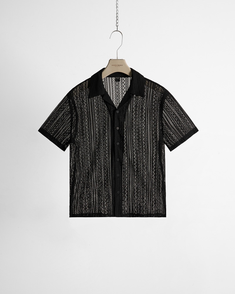 Sơ Mi Cuban - Loom - Boxy Fit - Đen