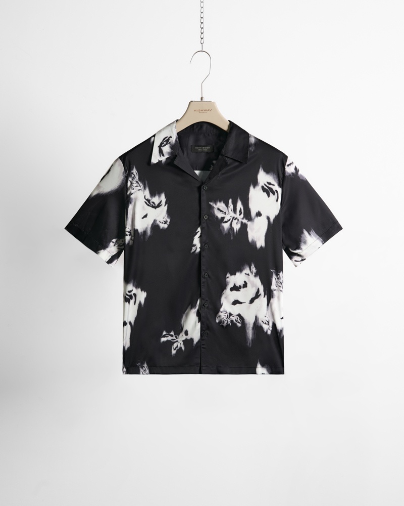 Sơ Mi Cuban - Stigma - Regular Fit - Đen
