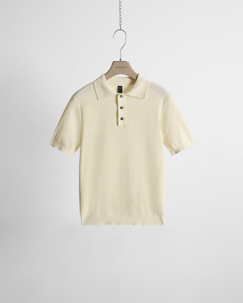 Áo Polo Premium - Lothar - Relaxed Fit - Kem