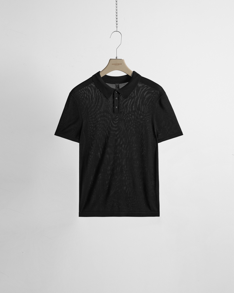 Áo Polo Premium - Rupert - Relaxed Fit - Đen